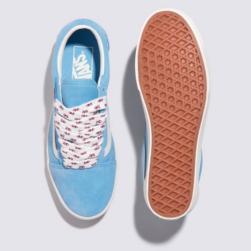 Order VANS Old Skool Lowpro Floral Laces Heritage Blue Casual Shoes VN000D0AE2W