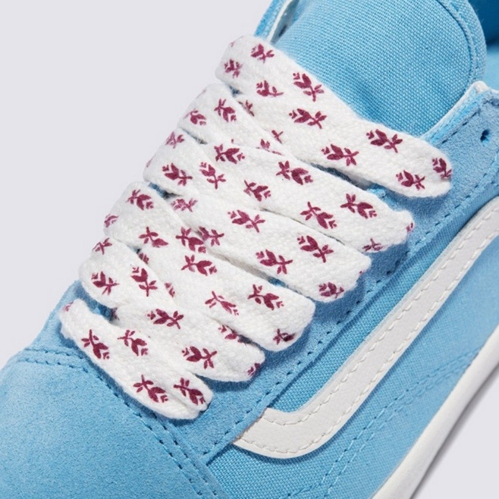 Details for VANS Old Skool Lowpro Floral Laces Heritage Blue Casual Shoes VN000D0AE2W