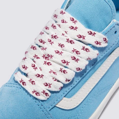 VANS Old Skool Lowpro Floral Laces Heritage Blue Casual Shoes VN000D0AE2W Details for VANS Old Skool Lowpro Floral Laces Heritage Blue Casual Shoes VN000D0AE2W