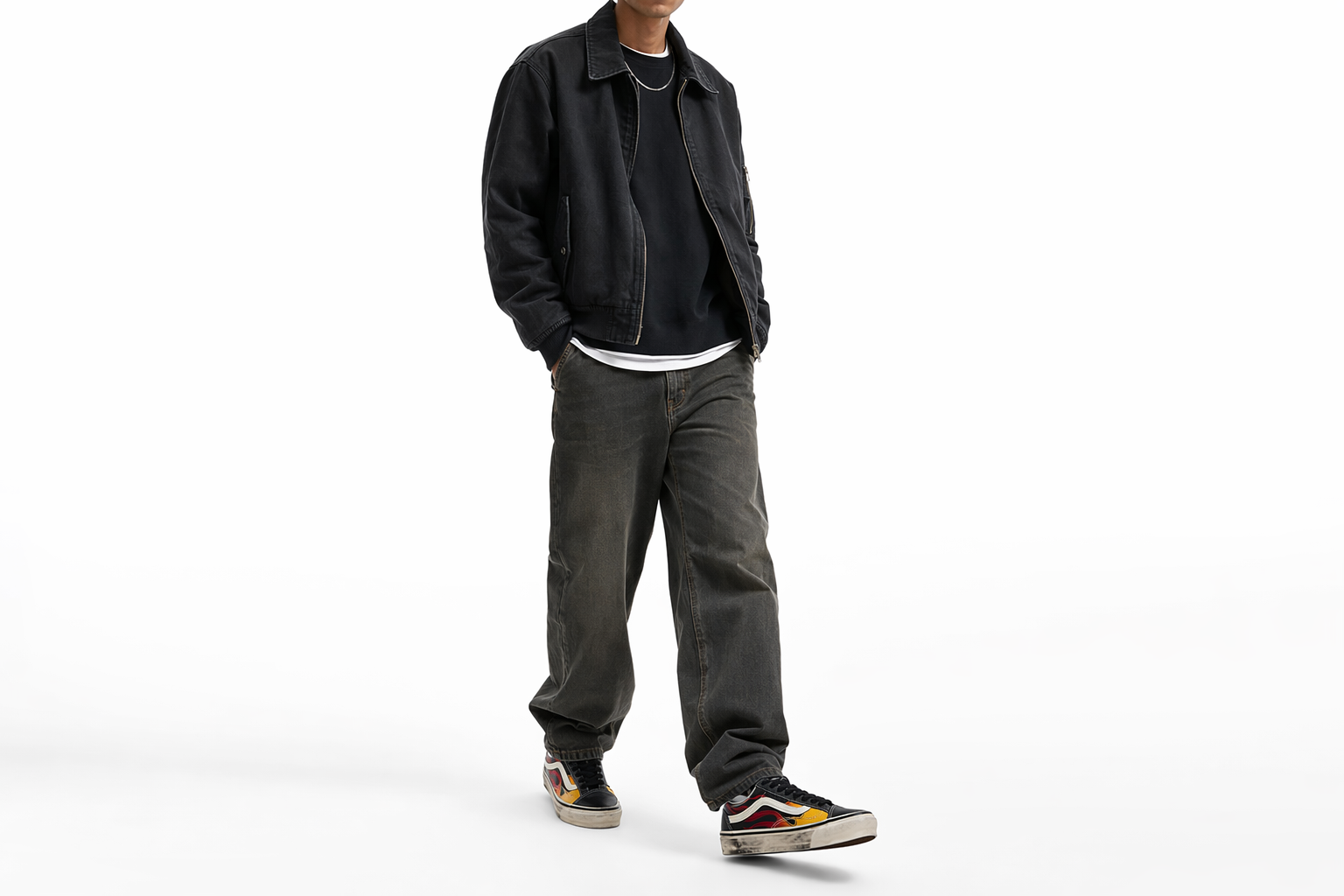 Order Vans Old Skool LX ''Archive Flame Schwarz'' VN000D9RCJK