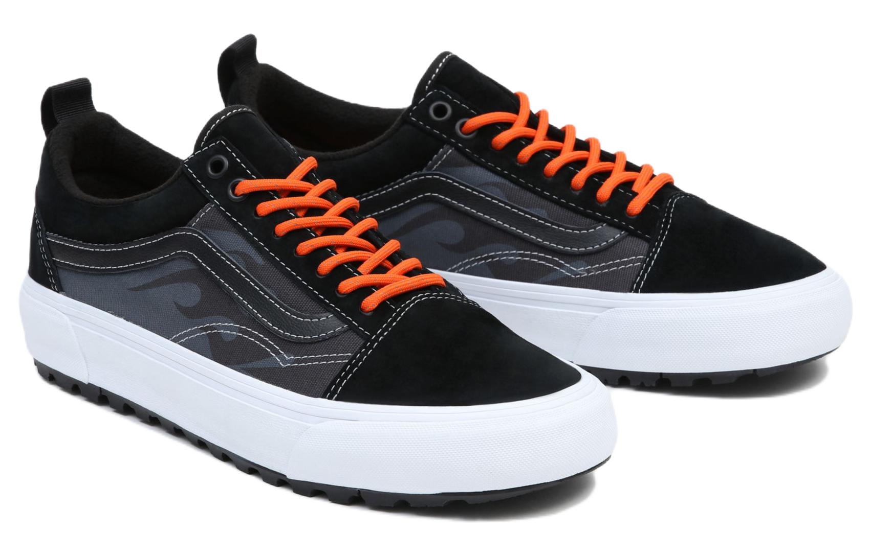 Lookbook ヴァンズ オールドスクール MTE-1 黒/オレンジ/白 VN0A5I12KOU