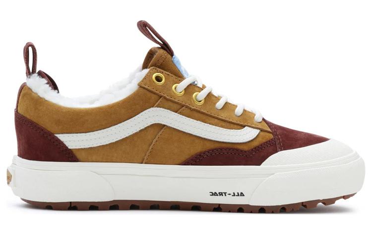 Order Vans Old Skool MTE-2 圓頭繫帶舒適 防水耐磨透氣防滑 低筒 計分板鞋 通用款 紅棕色