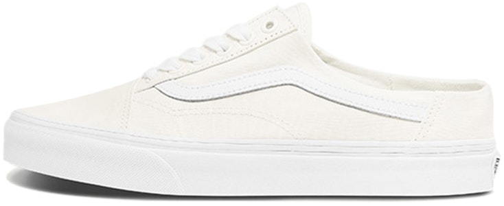 Vans Old Skool Mule 防滑耐磨 低幫 板鞋 男女同款 白色 Buy Vans Old Skool Mule 防滑耐磨 低幫 板鞋 男女同款 白色