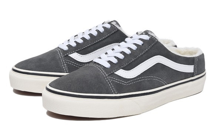 Order Vans Old Skool Mule Kelabu/Putih VN0A4P3Y00I