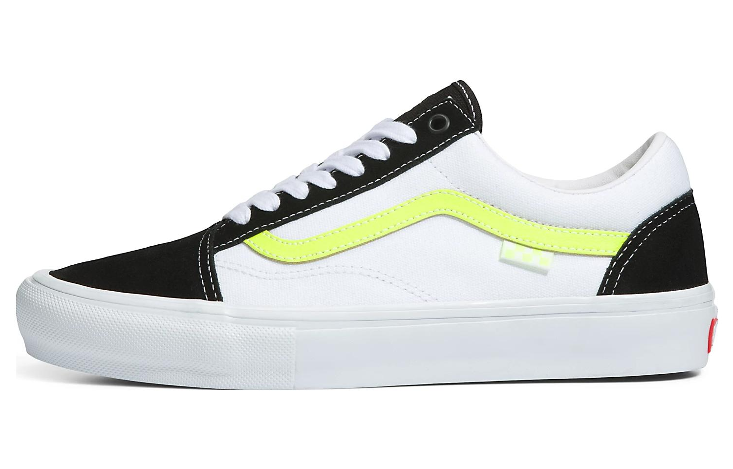 Vans Old Skool Neon Skate 'White Black Green'