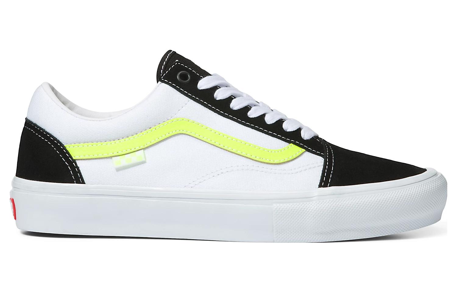 Vans Old Skool Neon Skate 'White Black Green' 圖 2