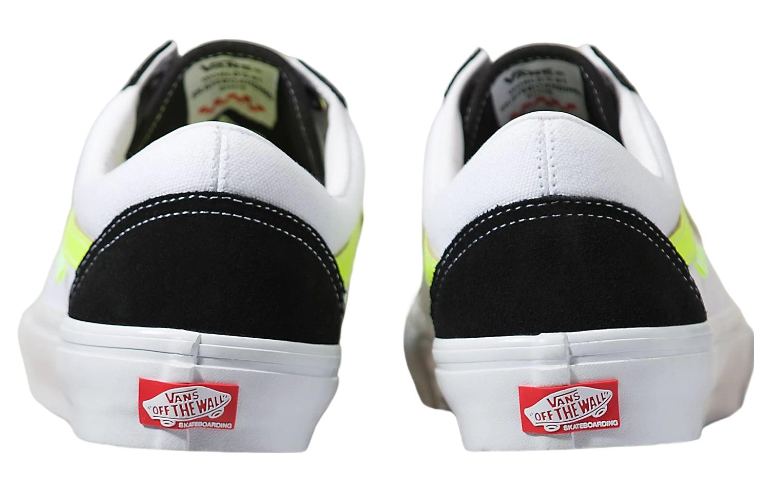 Vans Old Skool Neon Skate 'White Black Green' 圖 4