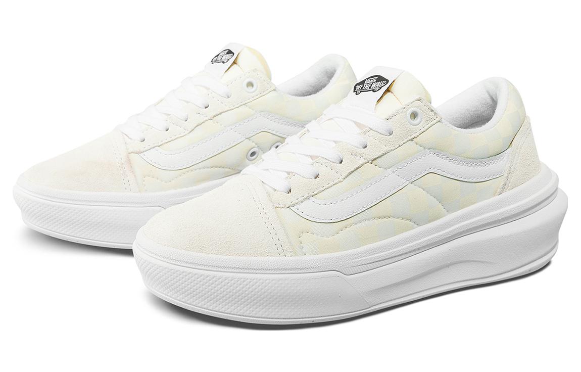 Lookbook Vans Old Skool Overt ComfyCush 'Checkerboard - White' VN0A7Q5ETDC