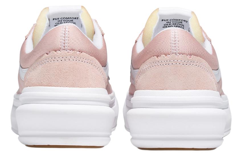 Lookbook Vans Old Skool Overt Comfycush 防滑耐磨 低筒 滑板鞋 男女皆宜 粉白色