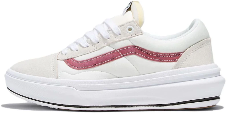 Vans Old Skool 休閒舒適百搭防滑耐磨低幫板鞋 男女同款 米白紅 Buy Vans Old Skool 休閒舒適百搭防滑耐磨低幫板鞋 男女同款 米白紅