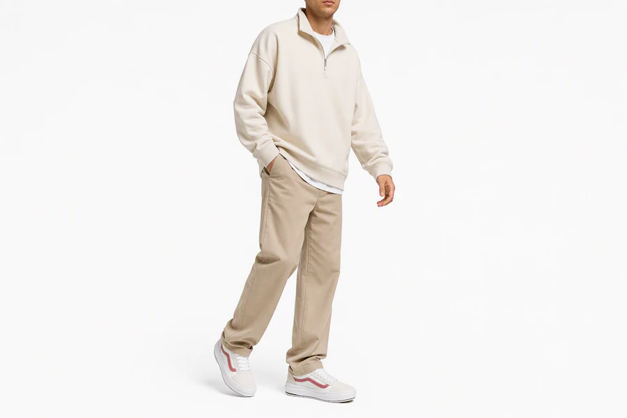 Vans Old Skool 休閒舒適百搭防滑耐磨低幫板鞋 男女同款 米白紅 Order Vans Old Skool 休閒舒適百搭防滑耐磨低幫板鞋 男女同款 米白紅