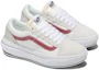 Lookbook Vans Old Skool 休閒舒適百搭防滑耐磨低幫板鞋 男女同款 米白紅