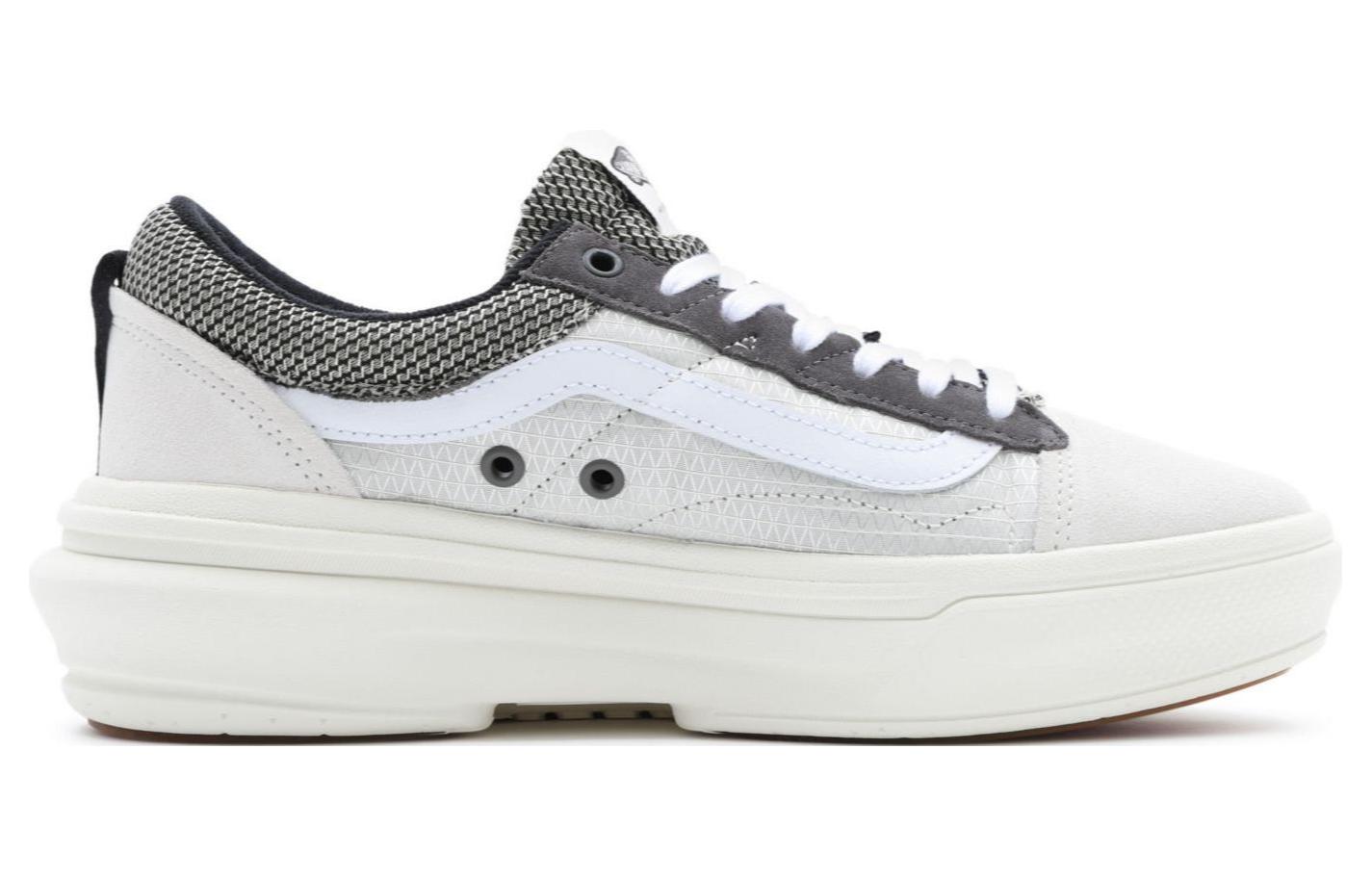Order Vans Old Skool Overt Plus CC 潮流休閒 防滑耐磨 低筒 板鞋 男女同款 白黑