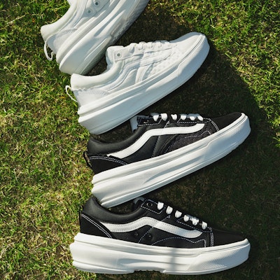 Vans Old Skool Overt Plus ComfyCush '黑白' VN0A4BVL1KP 3