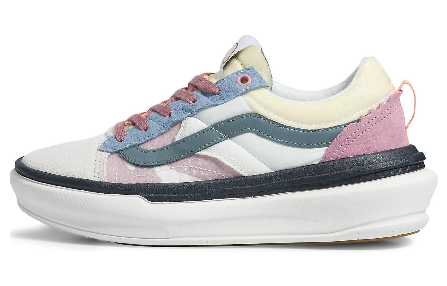 Vans Old Skool Overt Plus ComfyCush 'White Green Yellow' VN0A4BVLYQ1