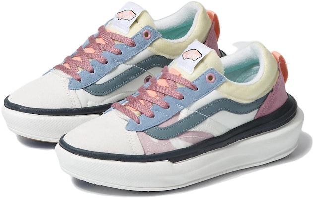 Vans Old Skool Overt Plus ComfyCush 'White Green Yellow' VN0A4BVLYQ1 Lookbook Vans Old Skool Overt Plus ComfyCush 'White Green Yellow' VN0A4BVLYQ1