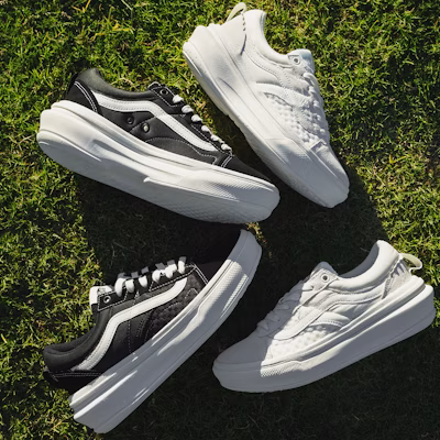 Vans Old Skool Overt Plus ComfyCush 'White Light Brown' VN0A4BVLQC5 2