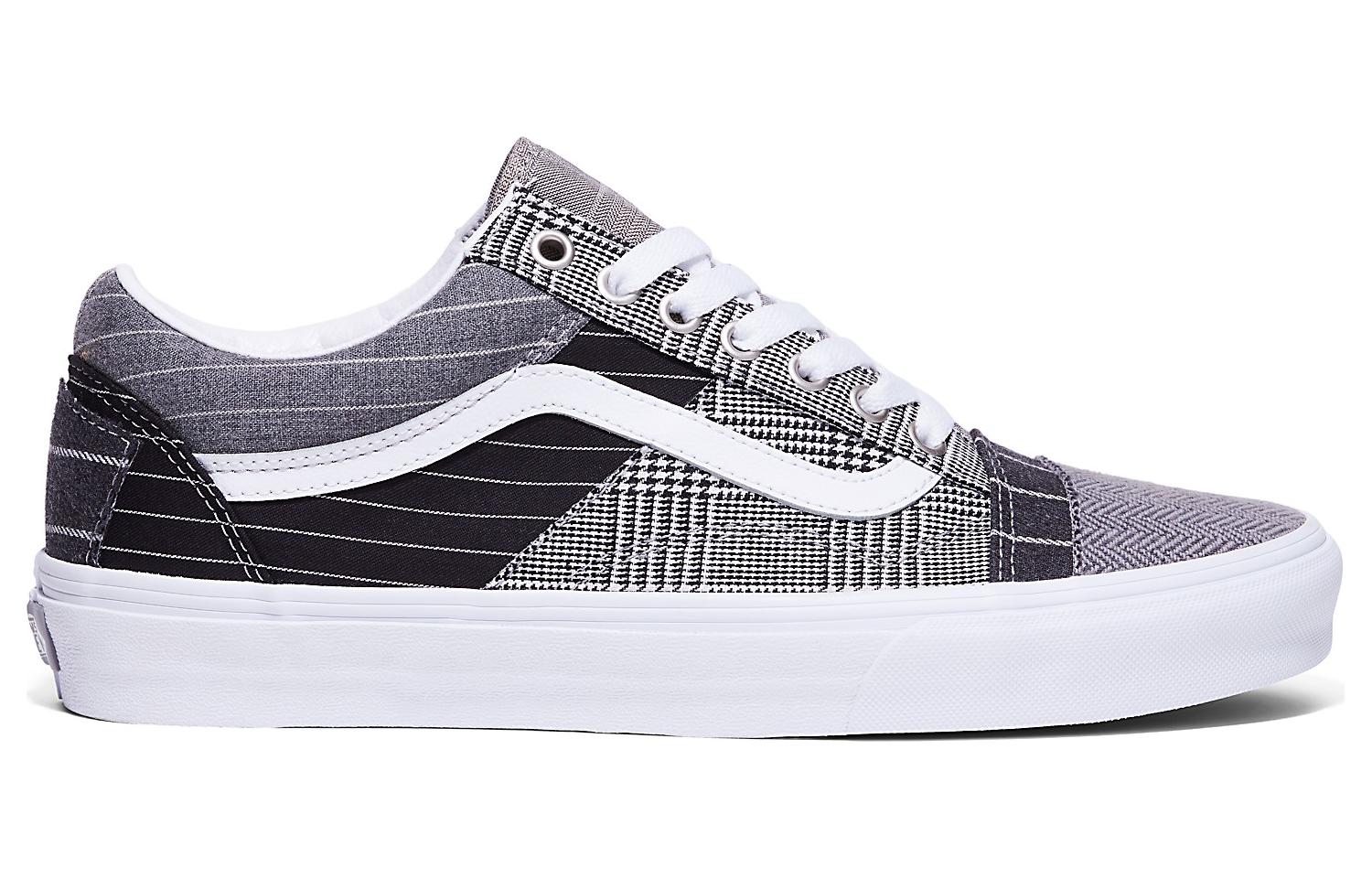 Order Vans Old Skool Patchwork 'Conference Call Suiting Grey' VN0A7Q4PHMU