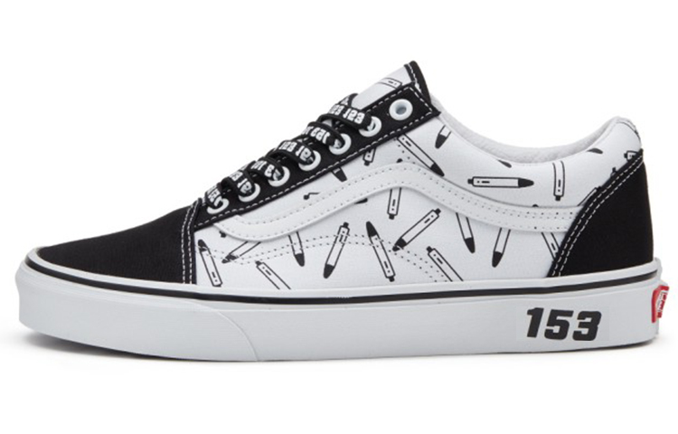 Buy Vans Old Skool 經典百搭 休閒 低筒 板鞋 男女同款 黑白塗鴉