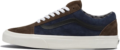 Vans Old Skool Pig Suede Shoe 'Blue Brown' VN0007NTBF1