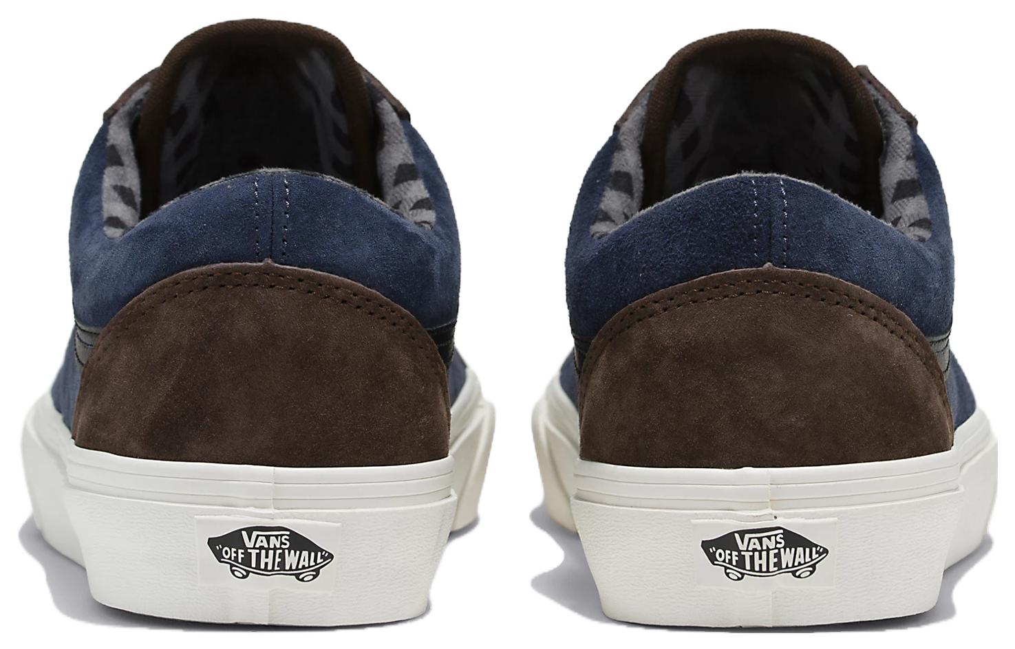 Lookbook Vans Old Skool 猪皮麂皮鞋 '蓝棕色' VN0007NTBF1