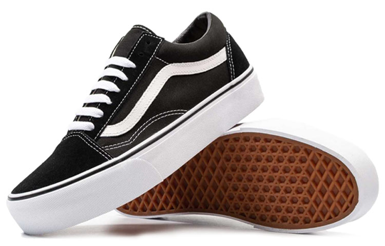 Sizing Vans Old Skool Platform 'Black White' VN0A3B3UY28