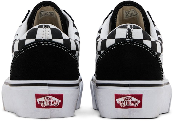 Vans Old Skool Platform 'Black White Checkerboard' VN0A3B3UHRK Details for Vans Old Skool Platform 'Black White Checkerboard' VN0A3B3UHRK