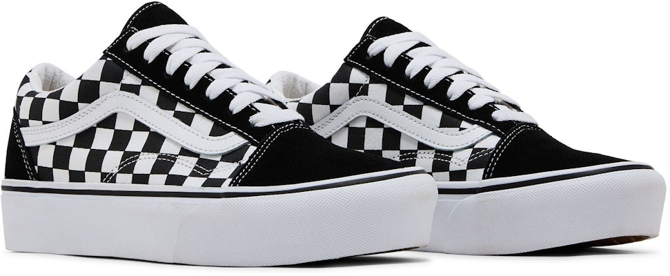 Vans Old Skool Platform 'Black White Checkerboard' VN0A3B3UHRK Cheap Vans Old Skool Platform 'Black White Checkerboard' VN0A3B3UHRK