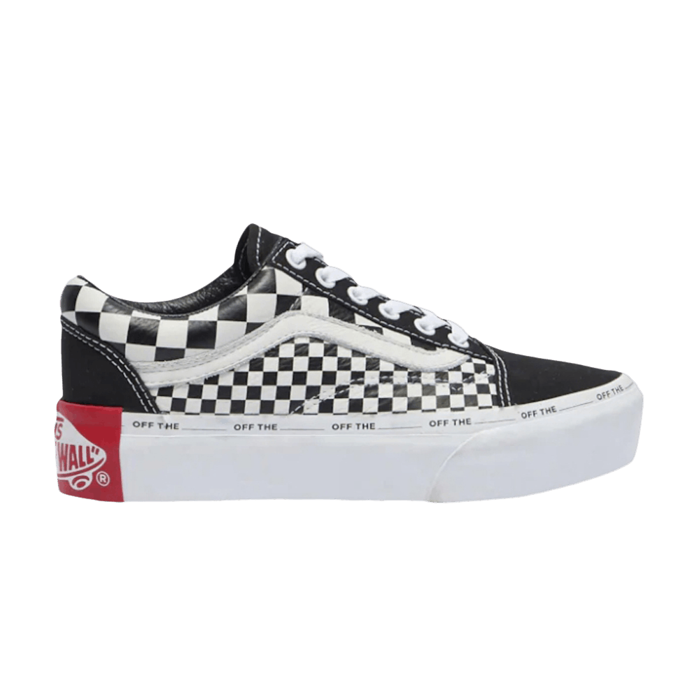 Vans Old Skool Platform 'Checkerboard Disarray - Black White' VN0A3B3U0A6