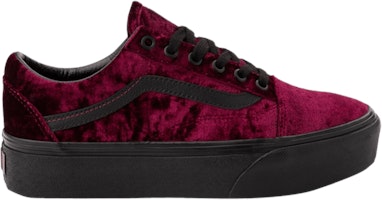 Vans Old Skool Platform 'Crushed Velvet - Burnt Russet' VN0A3B3UBCA Vans Old Skool Platform 'Crushed Velvet - Burnt Russet' VN0A3B3UBCA