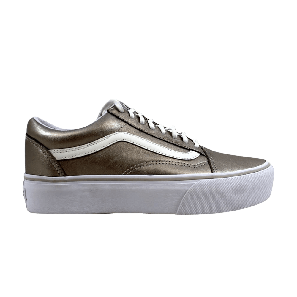 Vans Old Skool Platform 'Gray Gold' VN0A3B3UOV6