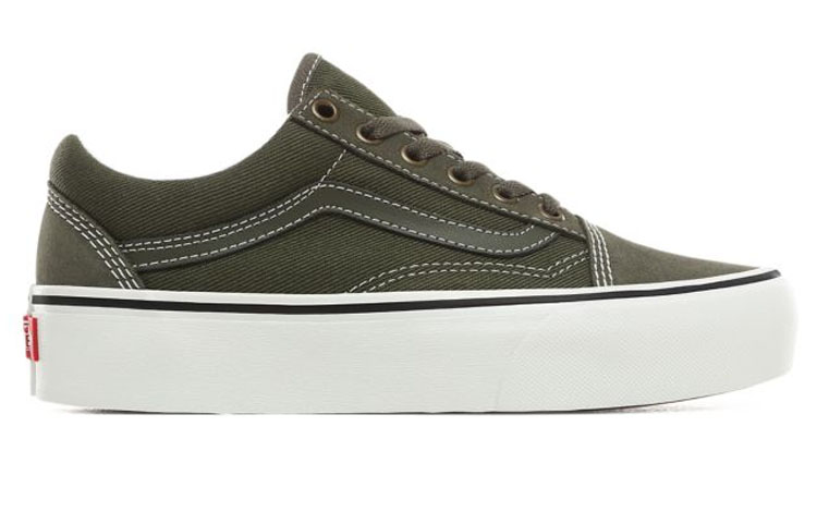 Order Vans OLD SKOOL PLATFORM ''Groen Wit'' VN0A3B3UVTF
