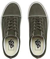 Shop Vans OLD SKOOL PLATFORM 低筒增高底 墨綠 女款