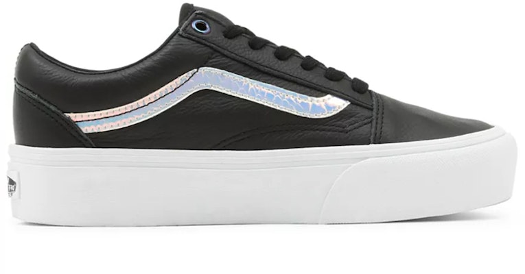 Vans 男女款黑白色全息侧条纹Old Skool厚底休闲鞋 VN0A5KRG98E Order Vans 男女款黑白色全息侧条纹Old Skool厚底休闲鞋 VN0A5KRG98E