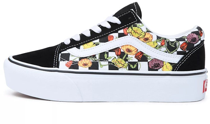 Vans Old Skool Platform 'Poppy Checkerboard' VN0A5KRGBML Buy Vans Old Skool Platform 'Poppy Checkerboard' VN0A5KRGBML