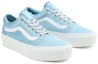 Lookbook Vans Unisex Sparkle Check Old Skool Platform Sneakers Blue VN0A5KRGA44