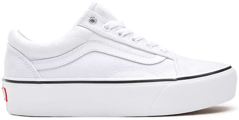 Vans Old Skool Platform 'Tonal Checkerboard - Putih' VN0A3B3U42B Order Vans Old Skool Platform 'Tonal Checkerboard - Putih' VN0A3B3U42B