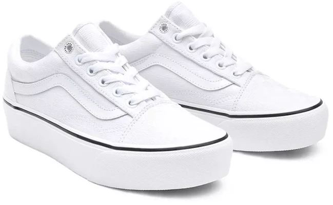 Vans Old Skool Platform ''Tonal Checkerboard - Weiß'' VN0A3B3U42B Lookbook Vans Old Skool Platform ''Tonal Checkerboard - Weiß'' VN0A3B3U42B