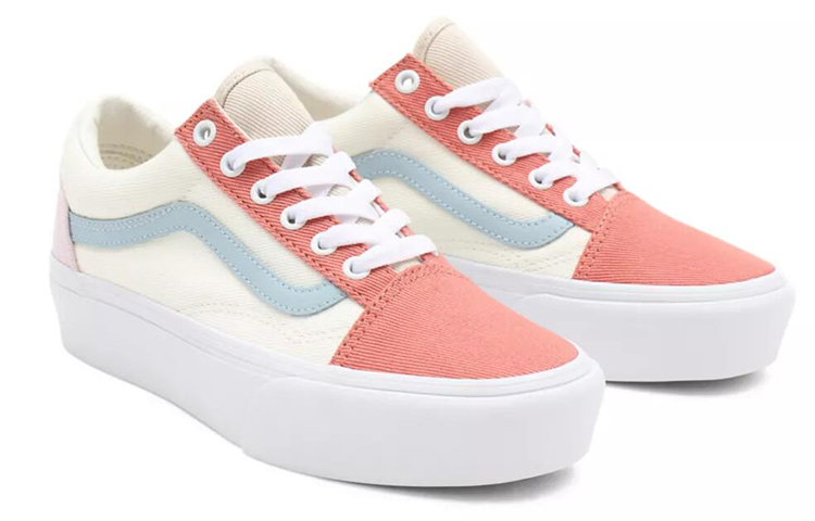 Lookbook Vans Old Skool增高鞋底“Twill - Pastel Block” VN0A5KX99MK