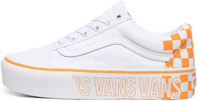 Vans Old Skool Platform 'White Orange' VN0A3B3UAHP Buy Vans Old Skool Platform 'White Orange' VN0A3B3UAHP