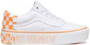 Order Vans Old Skool Platform 'White Orange' VN0A3B3UAHP