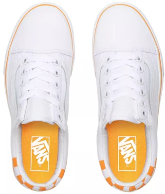 Vans Old Skool Platform 'White Orange' VN0A3B3UAHP Shop Vans Old Skool Platform 'White Orange' VN0A3B3UAHP