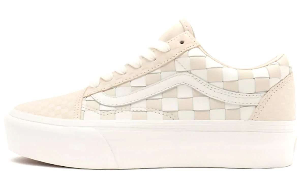 Vans Old Skool Platform 'Woven - Blanc De Blanc'