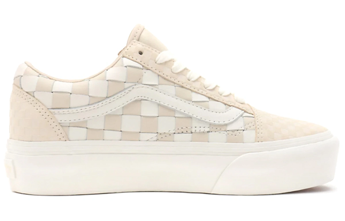 Vans Old Skool Platform 'Woven - Blanc De Blanc'