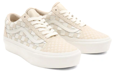 Vans Old Skool Platform 'Woven - Blanc De Blanc'
