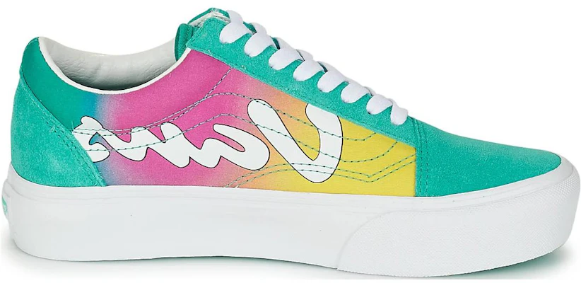 Vans 经典厚底Logo绿紫黄配色 VN0A5KRGB68 Order Vans 经典厚底Logo绿紫黄配色 VN0A5KRGB68