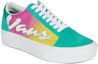 Lookbook Vans Old Skool Platform Logo 'Hijau Ungu Kuning' VN0A5KRGB68