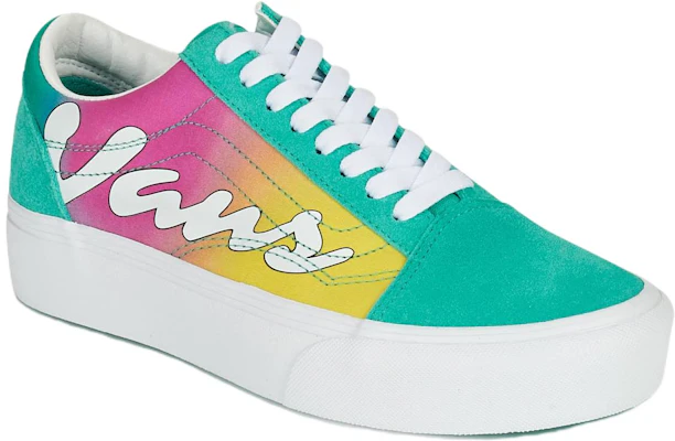 Vans 经典厚底Logo绿紫黄配色 VN0A5KRGB68 Lookbook Vans 经典厚底Logo绿紫黄配色 VN0A5KRGB68