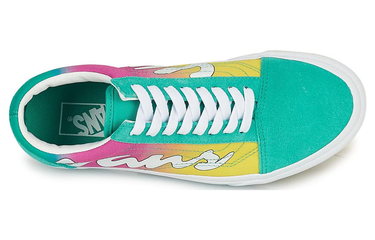 Shop Vans 经典厚底Logo绿紫黄配色 VN0A5KRGB68