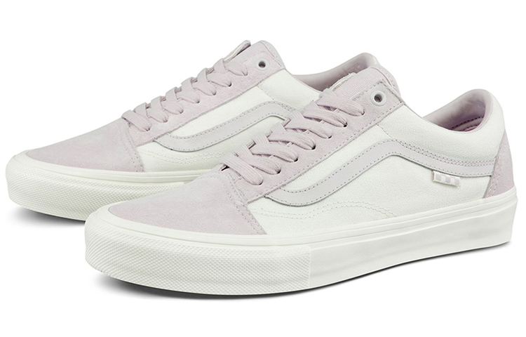 Order ヴァンズ オールドスクール 白/ピンクブルー (Vanz Ōrudosukūru Shiro/Pinkuburū) VN0A5FCB3MG